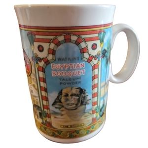 Vtg 92 Watkins Egyptian Talc #6 Heritage Collection #7906 Mug Coffee Bowl Sphinx